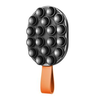 Joyroom JR-ZS393-S tapadókorongos mágneses telefontartó (4.7-7&quot;) - fekete-narancssárga kép