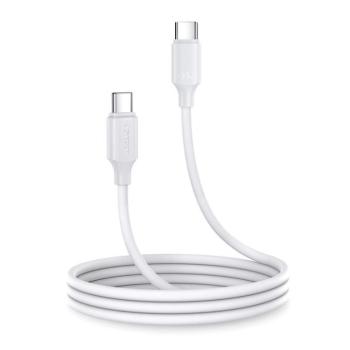 Joyroom kábel USB-C - USB-C 480Mb/s 60W 1m fehér (S-CC060A9) kép