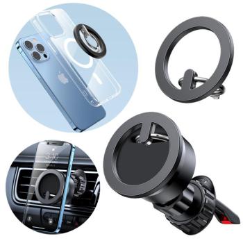 Joyroom készlet multifunkcionális mágneses autós tartó Ring telefon tartó fekete (JR-ZS294) kép
