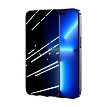 Joyroom Knight 2.5D Privacy TG edzett üveg az iPhone 14 Plus , kémkedés elleni szűrővel, teljes képernyővel, átlátszó kerettel (JR-P03) kép