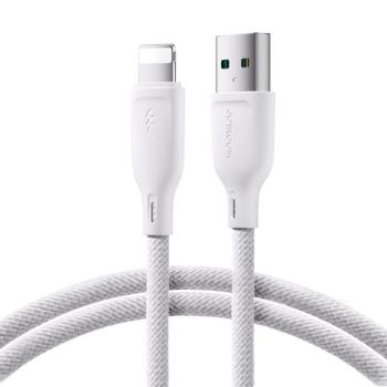 Joyroom Multi-Color Series SA34-AL3 USB-A / Lightning 3A kábel 1m - fehér kép