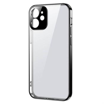 Joyroom New Beauty sorozat ultra vékony tok galvanizált váz iPhone 12 mini fekete (JR-BP741) kép
