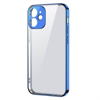 Joyroom New Beauty sorozat ultra vékony tok galvanizált váz iPhone 12 Pro Max kék (JR-BP744) kép