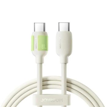 Joyroom S-A53 Type-C - Type-C kábel 60W 2m - bézs kép