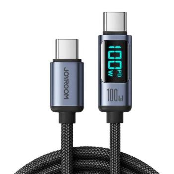 Joyroom S-CC100A16 Type-C - Type-C kábel 100W 1.2m - fekete kép