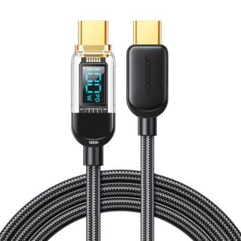 Joyroom S-CC100A4 PD USB Type-C 100W 1.2M Digitális Adatkábel - Fekete kép