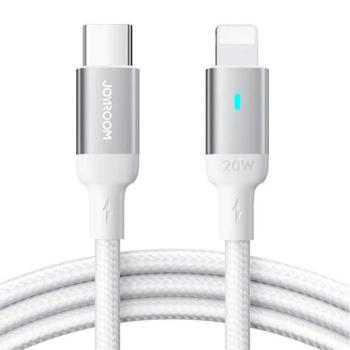 Joyroom S-CL020A10 PD USB-C-Lightning Adatkábel 20W, 1,2m, Fehér kép