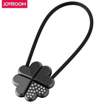 Joyroom S-L125 Lucky Clover Lightning 0.2M Adatkábel - Fekete kép
