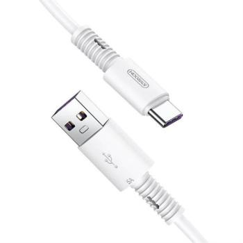 Joyroom S-M406 Thread USB Type-C 2.4A 1M Adatkábel - Fehér kép
