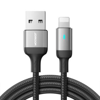 Joyroom S-UL012A10 2.4A Lightning 1.2M Adatkábel - Fekete kép