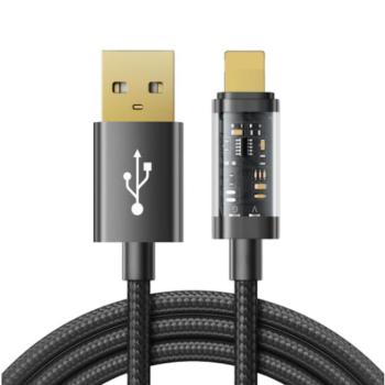 Joyroom S-UL012A20 2.4A Lightning 2M Adatkábel - Fekete kép