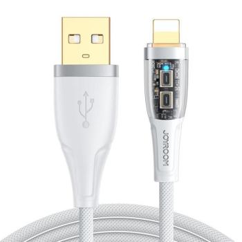 Joyroom S-UL012A3 2.4A Lightning 1.2M Adatkábel - Fehér kép
