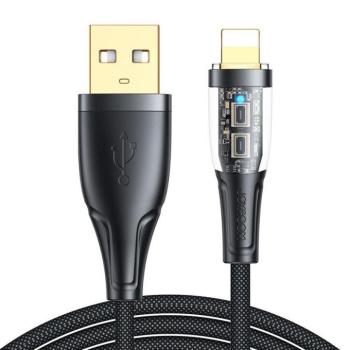 Joyroom S-UL012A3 2.4A Lightning 1.2M Adatkábel - Fekete kép