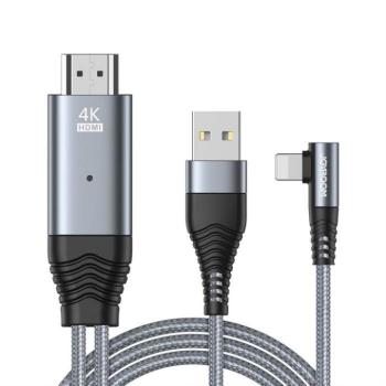 Joyroom SY-35L1 2in1 3M 4K HDMI Kábel - Grafit kép
