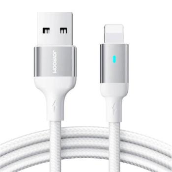Joyroom USB-A-Lightning töltő / adatkábel, 2.4A, 1,2m, fehér kép