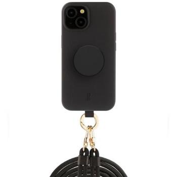 Just Elegance PopGrip tok iPhone 15 - fekete kép