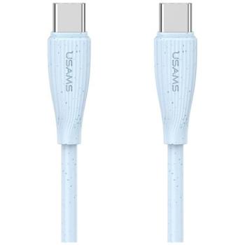 Kábel USAMS Green Series SJ716 60W USB-C USB-C 1m kék kép