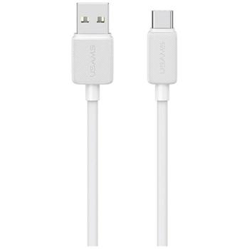Kábel USAMS KY sorozat US-SJ693 3A USB-C USB-A 2m fehér kép