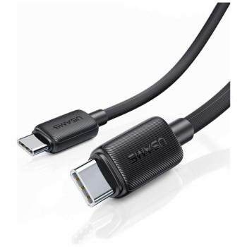 Kábel USAMS KY sorozat US-SJ701 60W USB-C USB-C-re 3m fekete kép