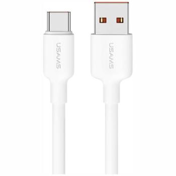 Kábel USAMS US-SJ603 U84 3A USB-C USB-A 3m fehér kép