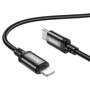 Kábel USB C Lightning Hoco PD 27W 2 m X89 fekete kép