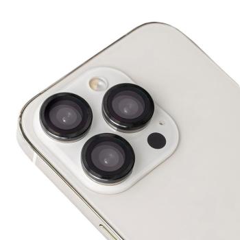 Kamera lencse védő fólia fekete szegéllyel iPhone 11/12/12 mini - 2 db kép