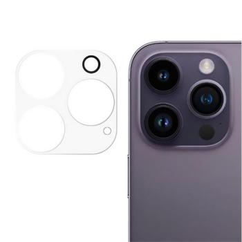 Kameravédő üveg (karcálló, 0.3mm, 9H, NEM íves) ÁTLÁTSZÓ Apple iPhone 15 Pro kép