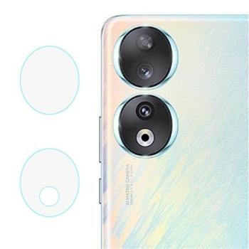 Kameravédő üveg (karcálló, 0.3mm, 9H, NEM íves) ÁTLÁTSZÓ Honor 90 5G kép