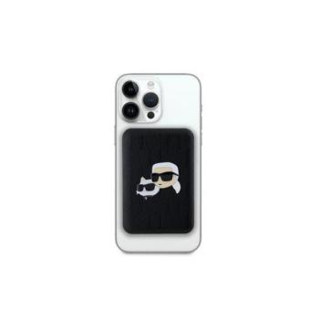 Karl Lagerfeld Embossed KCH Heads MagSafe kompatibilis Power bank / külső akkumulátor, 5000mAh, fekete kép