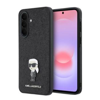 Karl Lagerfeld Fixed Glitter Metal Ikonik Samsung Galaxy A37 tok, fekete kép
