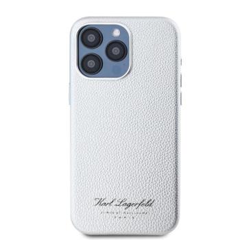 Karl Lagerfeld Grained PU Hotel RSG iPhone 15 Pro hátlap tok, ezüst kép