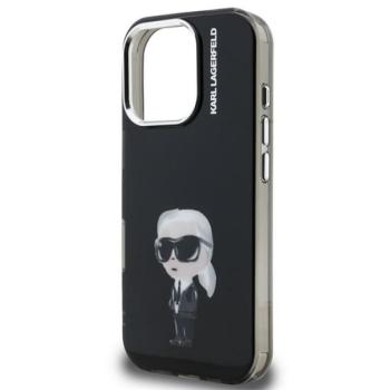 KARL LAGERFELD IML AQUARELLE KARL szilikon telefonvédő (ütésállóság, kameravédő) FEKETE Apple iPhone 16 Pro kép