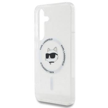 KARL LAGERFELD IML CHOUPETTE HEAD MAGSAFE szilikon telefonvédő (ütésállóság, kameravédő, MagSafe) ÁTLÁTSZÓ Samsung Galaxy S25 (SM-S931) kép