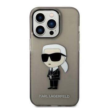 Karl Lagerfeld IML Ikonik NFT hátlap tok Apple iPhone 14 Pro Max, fekete kép