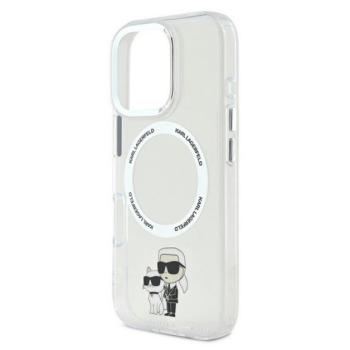 KARL LAGERFELD IML KARL AND CHOUPETTE MAGSAFE szilikon telefonvédő (ütésállóság, MagSafe) ÁTLÁTSZÓ Apple iPhone 16 Pro Max kép