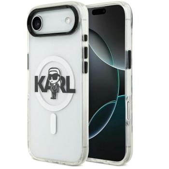 Karl Lagerfeld IML Karl Sketch Logo iPhone Air (2025) MagSafe kompatibilis hátlap tok, átlátszó kép