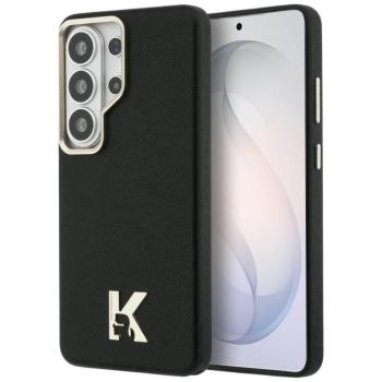 Karl Lagerfeld K Metal Logo Samsung Galaxy S26 Ultra mágneses tok, MagSafe, fekete kép