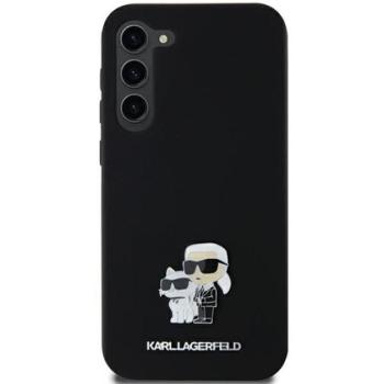 Karl Lagerfeld Karl&amp;Choupette Metal Pin Samsung Galaxy A35 hátlap tok, fekete, KLHCSA35SMHKCNPK kép