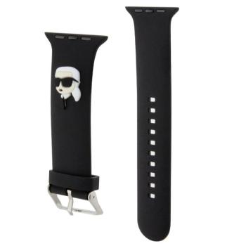 Karl Lagerfeld Karl Head NFT Apple Watch 38/40/41mm szíj, fekete kép