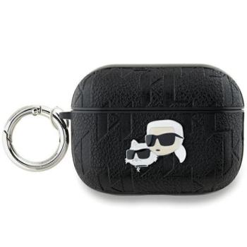 Karl Lagerfeld Khátlap2PGKCPK Monogram Karl &amp; Choupette Head tok AirPods Pro 2 - fekete kép