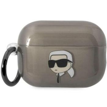 Karl Lagerfeld KKLAP2HNIKTCK Airpods Pro 2 (2022/2023) tok fekete ikonikus Karl Lagerfeld kép