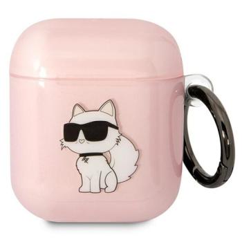 Karl Lagerfeld KLA2HNCHTCP Airpods 1/2 tok rózsaszín ikonikus Choupette kép