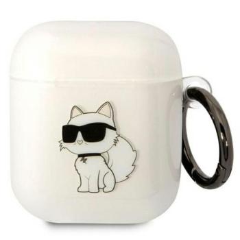 Karl Lagerfeld KLA2HNCHTCT Airpods 1/2 tok átlátszó ikonikus Choupette kép