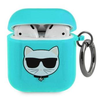 Karl Lagerfeld KLA2UCHFL AirPods 1/2 tok kék Choupette kép