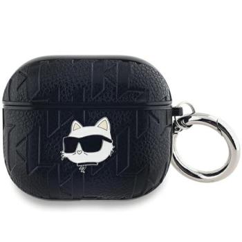 Karl Lagerfeld KLA3PGCHPK Monogram Choupette Head tok AirPods 3 - fekete kép