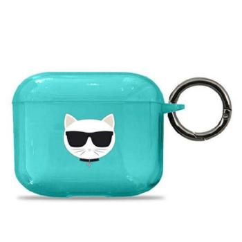 Karl Lagerfeld KLA3UCHFL AirPods 3 kék Choupette tok kép