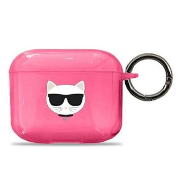 Karl Lagerfeld KLA3UCHFP AirPods 3 rózsaszín Choupette tok kép