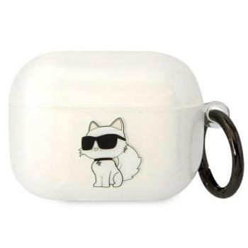 Karl Lagerfeld KLAPHNCHTCT Airpods Pro tok átlátszó ikonikus Choupette kép