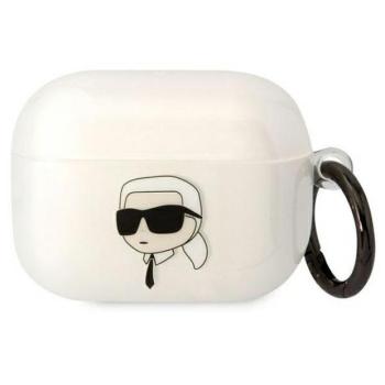 Karl Lagerfeld KLAPHNIKTCT AirPods Pro tok átlátszó Karl&#039;s Head (Karl feje) kép