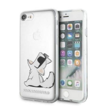 Karl Lagerfeld KLHCI8CFNRC iPhone 7/8 SE 2020 / SE 2022 átlátszó Choupette Fun keménytok kép